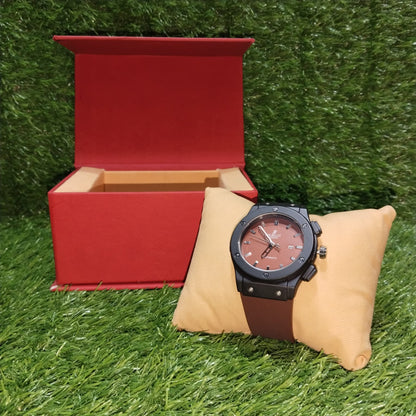 Hublot Watch Round Dial Silicone strap (BOX FREE + Surprise Gift)