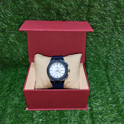 Hublot Watch Round Dial Silicone strap (BOX FREE + Surprise Gift)