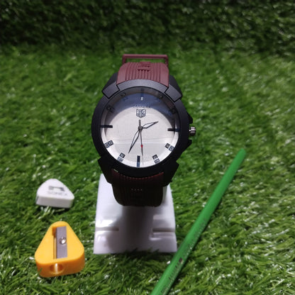 Carrera Watch Round Dial Silicone strap (BOX FREE + Surprise Gift)